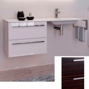 Консоль с раковиной Marsan Oscar 140х50 зебрано/раковина акриловый камень Oscar4-140х50zebrano