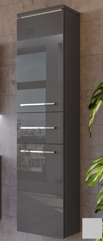 Пенал для ванної Marsan Pascal 161x35x35 правий/лівий з кошиком МДФ бісмарк Pascal161x35x35бісмарк-1