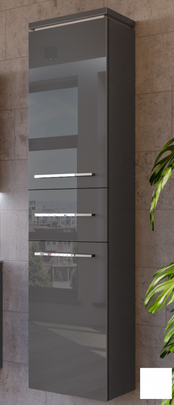 Пенал для ванной Marsan Pascal 161x35x35 правый/левый с корзиной МДФ белый Pascal161x35x35белый-1