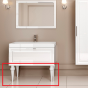 Комплект ніжок Marsan Patricia 37 см білий Patricia370белый