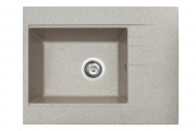 Мойка для кухни Miraggio Bodrum 650 врезная прямоугольная с переливом матовый sand 0000010