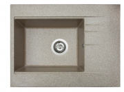 Мийка для кухні Miraggio Bodrum 650 врізна прямокутна з переливом матовий terra 0000011