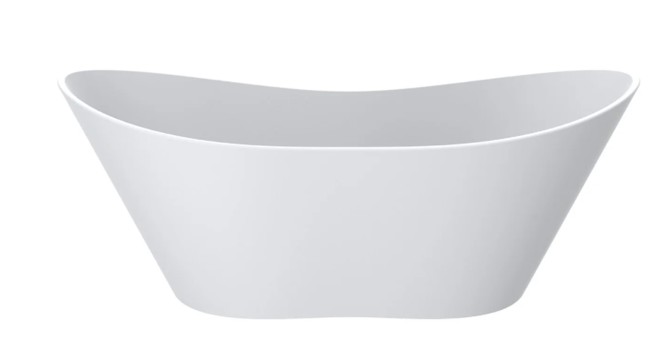 Ванна из искусственного камня Miraggio Florida 180х75 см белый матовый 0000272