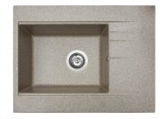 Мойка для кухни Miraggio Bodrum 650 врезная прямоугольная с переливом матовый terra 0000011