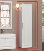 Пенал для ванної Marsan Patricia 152x35x35 МДФ білий Patricia152x35x35белый