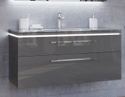 Тумба під раковину Marsan Pascal 1100 МДФ графіт Pascal1100графит