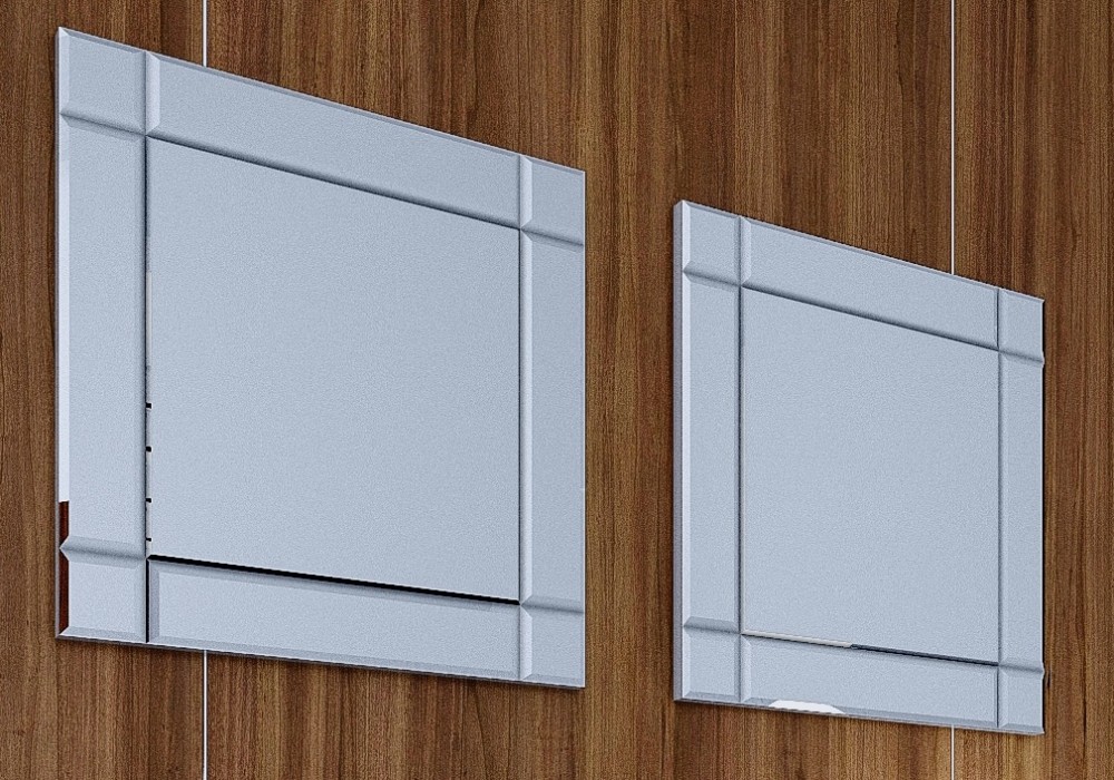 Зеркало для ванной Marsan Merry 70x70 черный Merry70x70черный