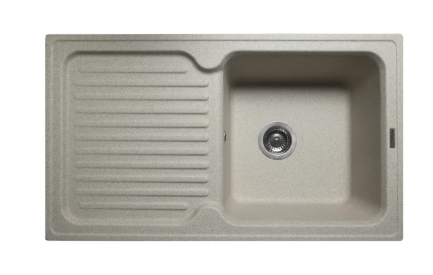 Мойка для кухни Miraggio Orlean врезная прямоугольная с крылом с переливом матовый Sand 0000036