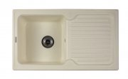 Мойка для кухни Miraggio Orlean врезная прямоугольная с крылом с переливом матовый  Jasmine 0000035
