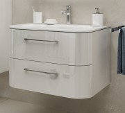 Тумба под раковину Marsan Regine 500х520х800 МДФ белый глянец REGINE800белый