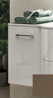 Тумба приставна Marsan Regine розпашна права/ліва 500х420х330мм МДФ капучино глянець REGINE500Х420капучино