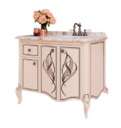 Тумба под раковину Marsan Melissa 1080 дерево/МДФ белый Melissa1080white