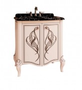 Тумба под раковину Marsan Melissa 780 дерево/МДФ белый Melissa780white