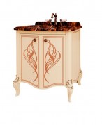 Тумба под раковину Marsan Melissa 780 дерево/МДФ слоновая кость Melissa780ivory