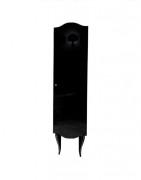 Пенал для ванной Marsan Milena 40х165 см МДФ черный Milena400black