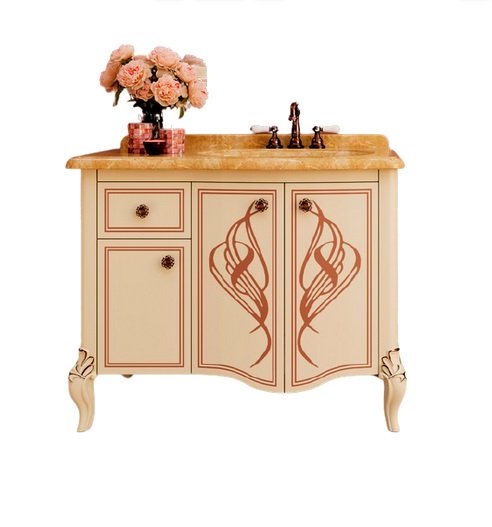 Тумба под раковину Marsan Melissa 1080 дерево/МДФ слоновая кость Melissa1080ivory