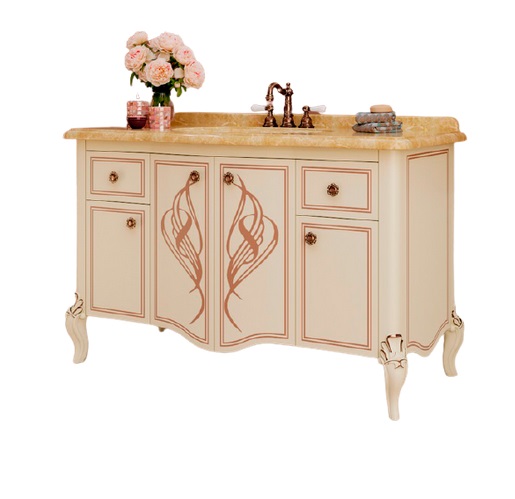 Тумба під раковину Marsan Melissa 1380 дерево/МДФ слонова кістка Melissa1380ivory