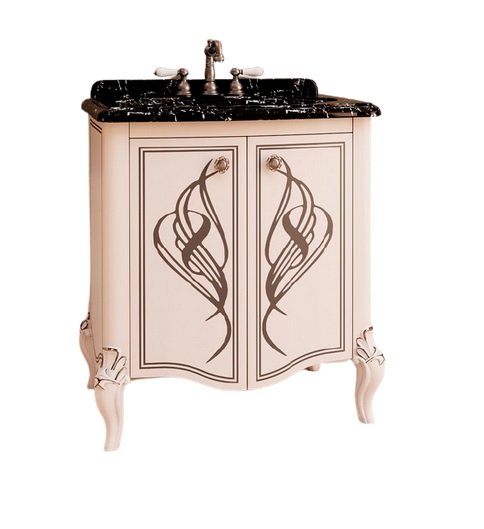 Тумба под раковину Marsan Melissa 780 дерево/МДФ белый Melissa780white