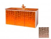 Тумба під раковину Marsan Penelope 1200 МДФ білий/срібло Penelope1200whites