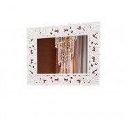 Дзеркало для ванної Marsan Penelope 87х112 см білий Penelope87х112white