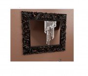 Дзеркало для ванної Marsan Penelope 87х112 см чорний Penelope87х112black