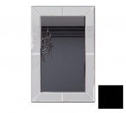 Зеркало для ванной Marsan Milena 105х75 см черный Milena105х75black