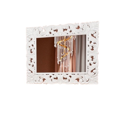 Зеркало для ванной Marsan Penelope 87х112 см белый Penelope87х112white