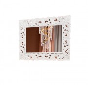 Зеркало для ванной Marsan Penelope 87х112 см белый Penelope87х112white