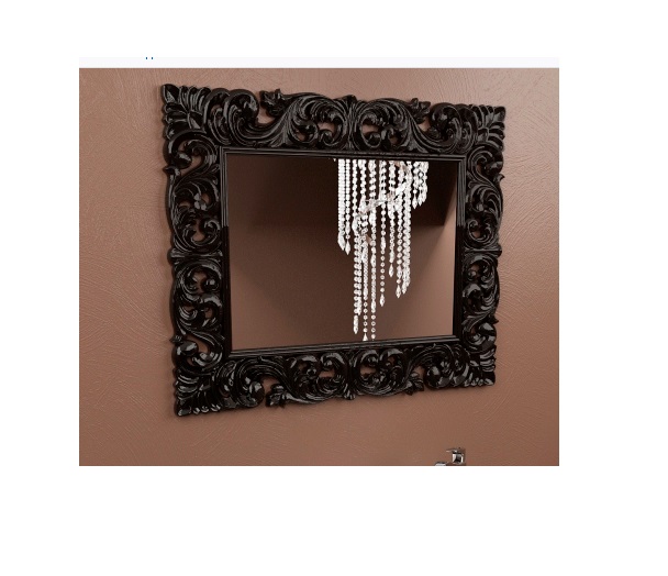 Зеркало для ванной Marsan Penelope 87х112 см черный Penelope87х112black