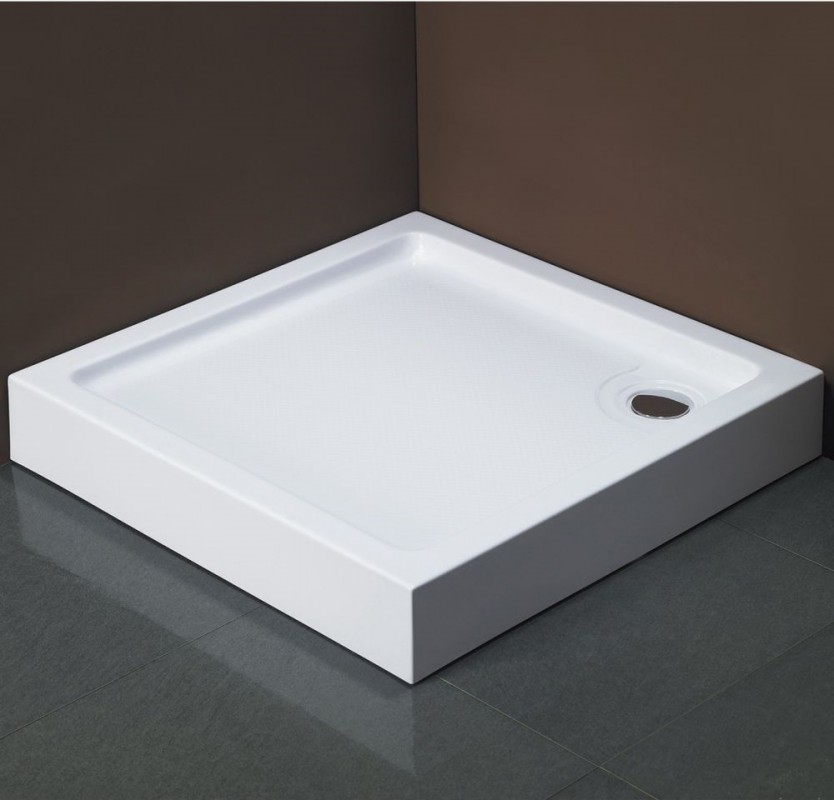 Душевой поддон Primera Frame 90х90 квадратный акрил белый CTR1090