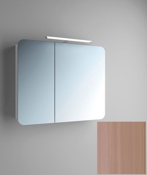 Зеркальный шкаф Marsan Adele-2 подвесной 70х65 см МДФ капучино Adele70х65cappuccino