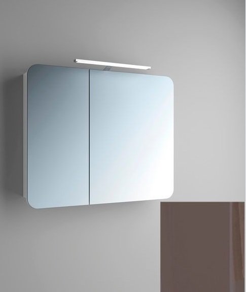 Зеркальный шкаф Marsan Adele-2 подвесной 70х65 см МДФ бисмарк Adele70х65bismarck