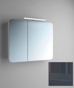 Зеркальный шкаф Marsan Adele-2 подвесной 80х65 см МДФ графит Adele80х65graphite