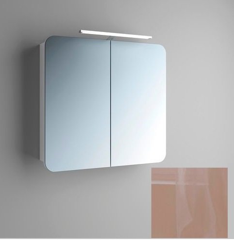 Зеркальный шкаф Marsan Adele-3 подвесной 100х65 см МДФ капучино Adele3-100х65cappuccino