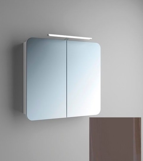 Зеркальный шкаф Marsan Adele-3 подвесной 100х65 см МДФ бисмарк Adele3-100х65bismarck