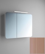 Зеркальный шкаф Marsan Adele-2 подвесной 80х65 см МДФ капучино Adele80х65cappuccino