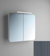 Зеркальный шкаф Marsan Adele-3 подвесной 70х65 см МДФ графит Adele3-70х65graphite