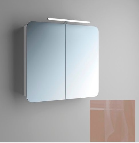 Дзеркальна шафа Marsan Adele-3 підвісний 80х65 см МДФ капучино Adele3-80х65cappuccino