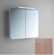 Зеркальный шкаф Marsan Adele-3 подвесной 90х65 см МДФ капучино Adele3-90х65cappuccino