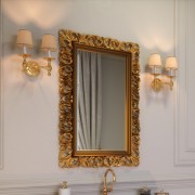 Зеркало для ванной Marsan Vincent 100х75 античное золото Vincent100х75gold