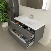 Раковина для ванной Marsan Therese 600 врезная искусственный камень белый THERESE60