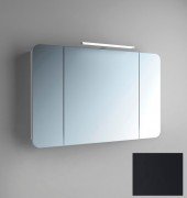 Дзеркальна шафа Marsan Adele-4 підвісний 110х65 см МДФ графіт Adele4-110х65graphite