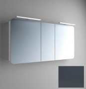 Дзеркальна шафа Marsan Adele-5 підвісна 120х65 см МДФ графіт Adele5-120х65graphite