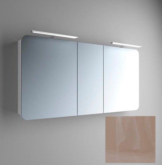 Дзеркальна шафа Marsan Adele-5 підвісний 140х65 см МДФ капучино Adele5-140х65cappuccino