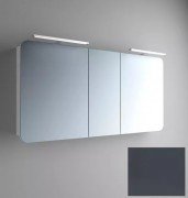 Дзеркальна шафа Marsan Adele-5 підвісний 150х65 см МДФ графіт Adele5-150х65graphite
