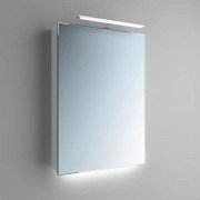 Зеркальный шкаф Marsan Therese-1 подвесной 80х55 см МДФ белый THERESE1-белый