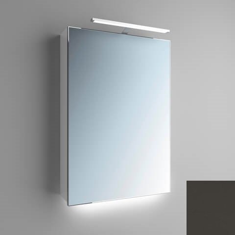 Зеркальный шкаф Marsan Therese-1 подвесной 80х55 см МДФ графит THERESE1-графит