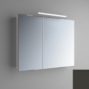 Дзеркальна шафа Marsan Therese-2 підвісна 65х80 см МДФ графіт THERESE2-80графит