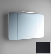 Зеркальный шкаф Marsan Adele-4 подвесной 100х65 см МДФ графит Adele4-100х65graphite