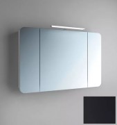 Зеркальный шкаф Marsan Adele-4 подвесной 120х65 см МДФ графит Adele4-120х65graphite